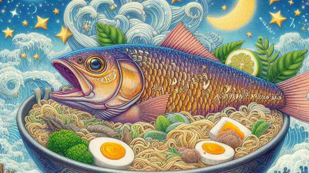 Dream of cooked fish