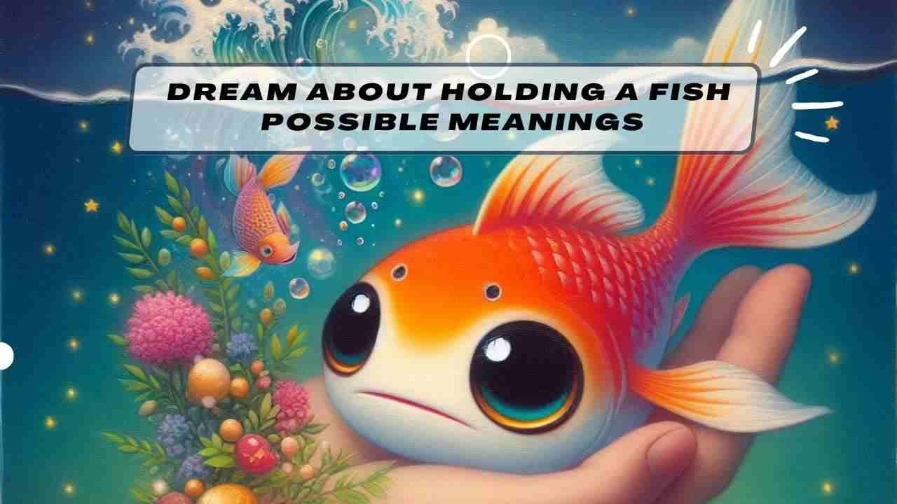 dream of holding a fish